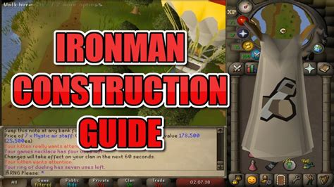 osrs ironman construction guide.